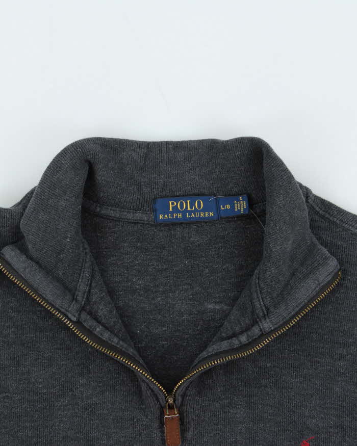 Vintage Polo Ralph Lauren Heavyweight Quarter-Zip Sweatshirt - L