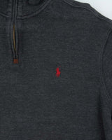 Vintage Polo Ralph Lauren Heavyweight Quarter-Zip Sweatshirt - L