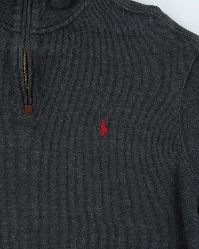 Vintage Polo Ralph Lauren Heavyweight Quarter-Zip Sweatshirt - L