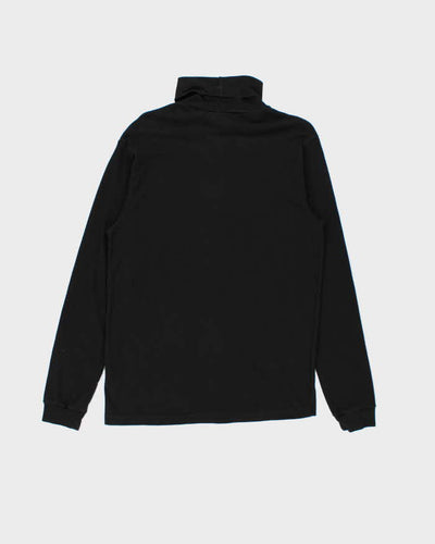 October's Very Own OVO Black Roll Neck Sweatshirt - L