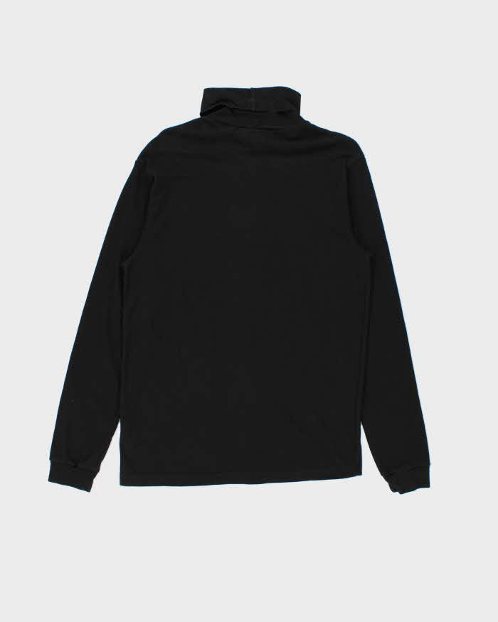 October's Very Own OVO Black Roll Neck Sweatshirt - L