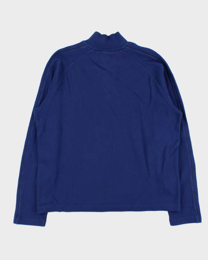 Vintage Hugo Boss Snap Button Funnel Neck Sweatshirt - XL