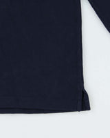 Vintage Polo Ralph Lauren Navy Quarter-Zip Sweatshirt - S