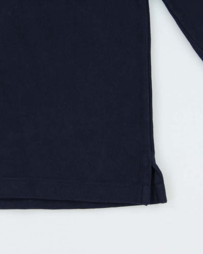 Vintage Polo Ralph Lauren Navy Quarter-Zip Sweatshirt - S