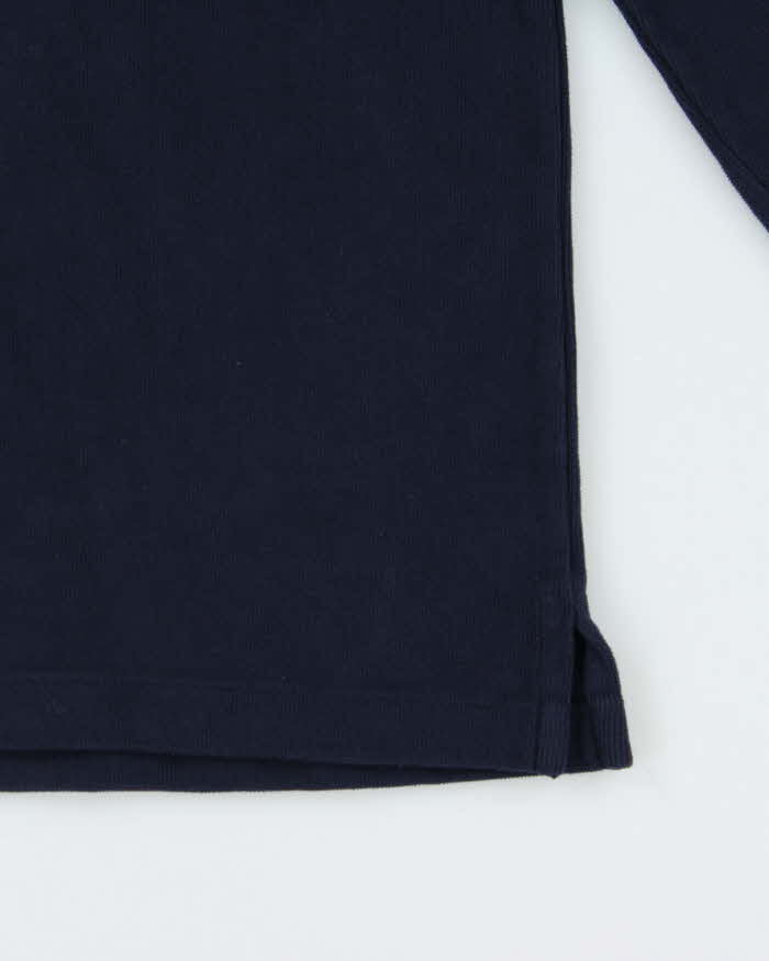 Vintage Polo Ralph Lauren Navy Quarter-Zip Sweatshirt - S