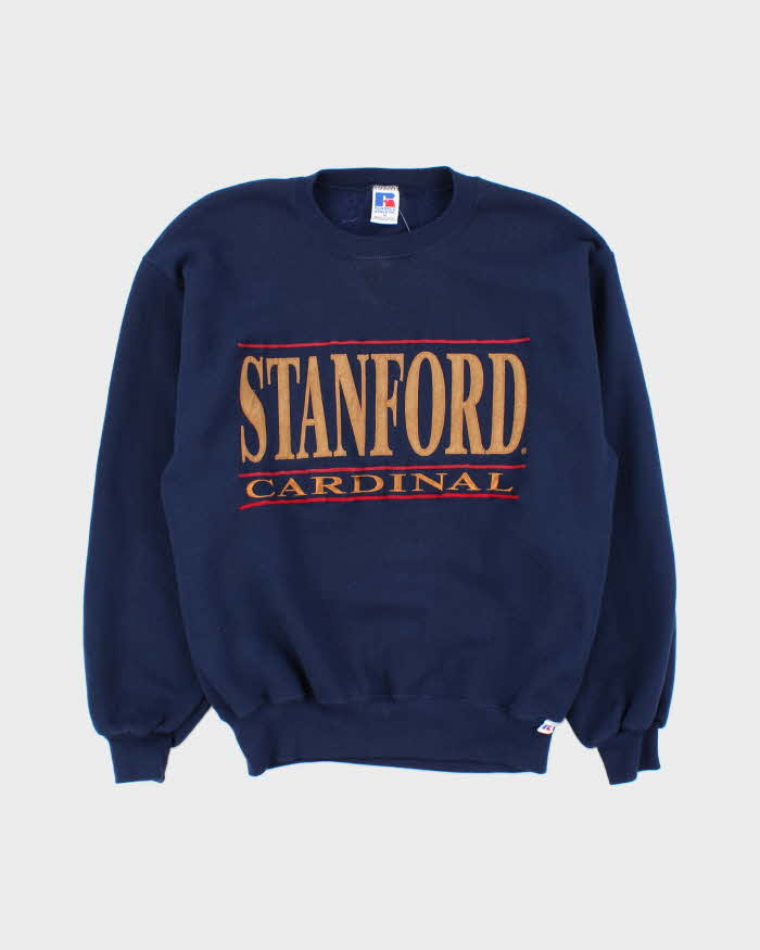 Vintage 1990s Russell Athletic Made In USA Stanford Crewneck Sweatshirt - M