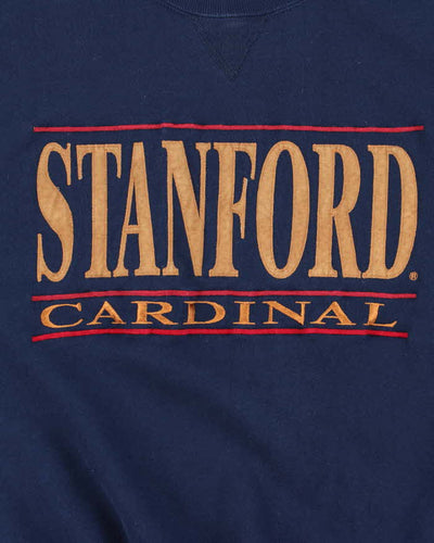 Vintage 1990s Russell Athletic Made In USA Stanford Crewneck Sweatshirt - M