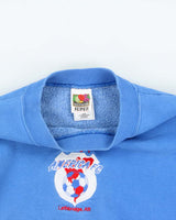 Vintage 1991 Super Fruit Of The Loom America FC Heavyweight Crewneck Sweatshirt - XL