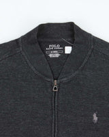 Vintage Polo Ralph Lauren Zip Up Sweatshirt - M