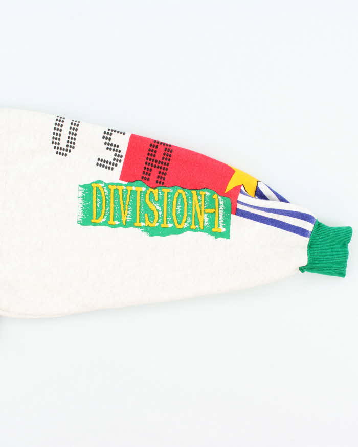 Vintage 1990s NCAA College Football Boxy Crewneck Sweatshirt - L