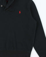 Vintage 00s Polo Ralph Lauren Shawl Neck Sweatshirt - S