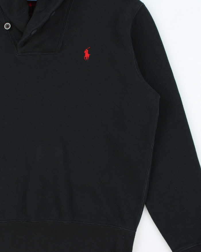 Vintage 00s Polo Ralph Lauren Shawl Neck Sweatshirt - S