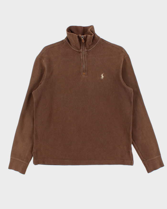 Vintage 00s Polo Ralph Lauren Quarter-Zip Sweatshirt - M
