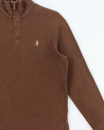 Vintage 00s Polo Ralph Lauren Quarter-Zip Sweatshirt - M