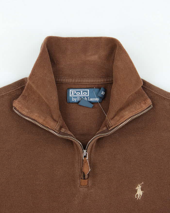 Vintage 00s Polo Ralph Lauren Quarter-Zip Sweatshirt - M