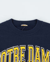 Vintage 1990s Notre Dame Fighting Irish Indiana Crewneck Sweatshirt - M