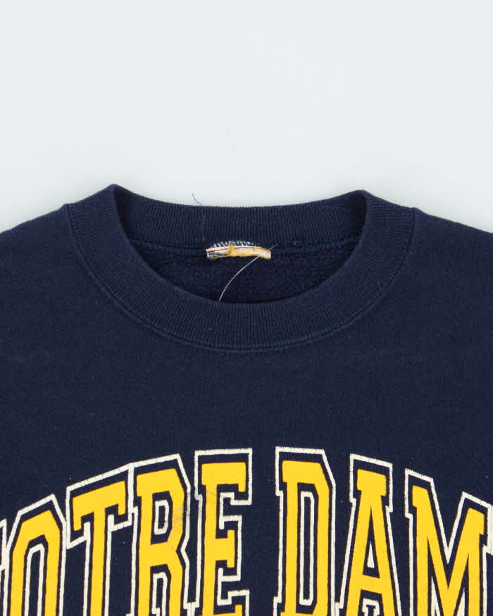 Vintage 1990s Notre Dame Fighting Irish Indiana Crewneck Sweatshirt - M