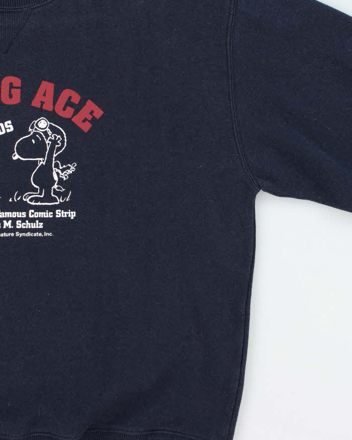 Vintage 1990s Peanuts Flying Ace Crewneck Sweatshirt - L