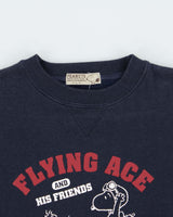 Vintage 1990s Peanuts Flying Ace Crewneck Sweatshirt - L