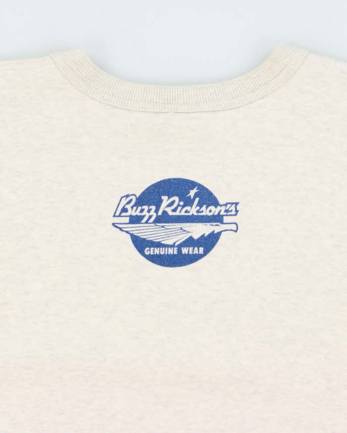 Vintage 00s Buzz Rickson x Peanuts Japan U.S Airforce Crewneck Sweatshirt - L