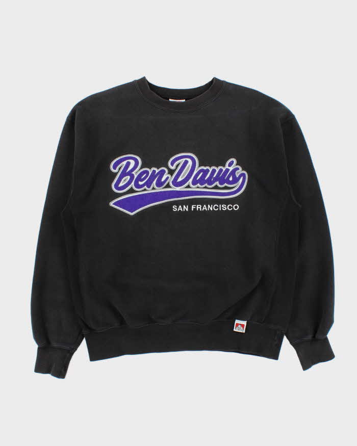 Vintage 00s Ben Davis Heavyweight Spell Out Crewneck Sweatshirt - M