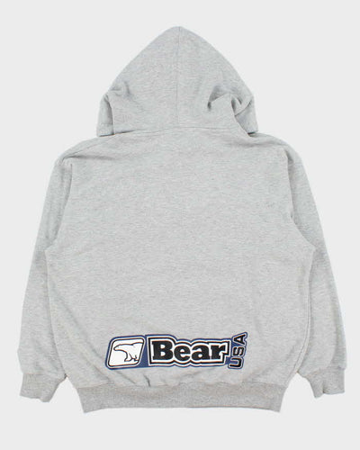 Vintage 1990s Bear USA Spell-Out Zip-Up Hoodie  - L