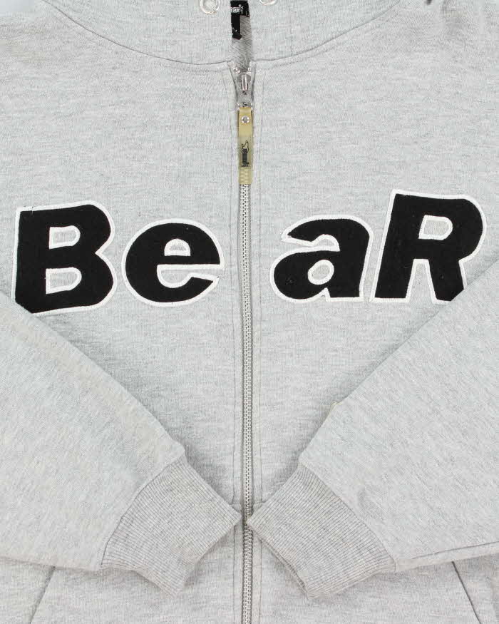 Vintage 1990s Bear USA Spell-Out Zip-Up Hoodie  - L
