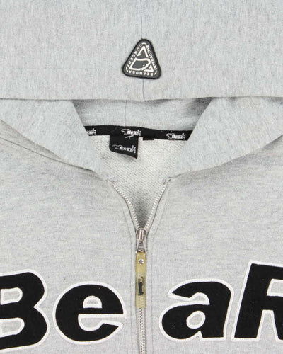 Vintage 1990s Bear USA Spell-Out Zip-Up Hoodie  - L