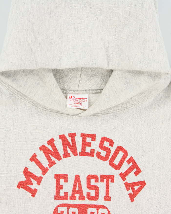 Vintage 00s Champion Reverse Weave Minnesota Track Pullover Hoodie  - M