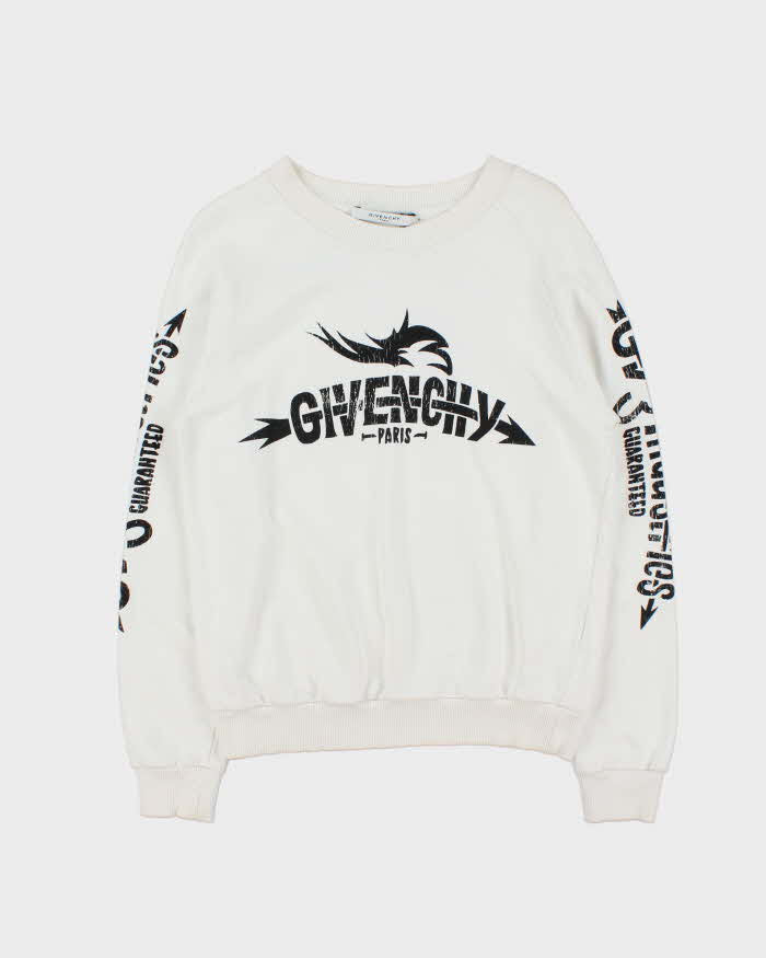 Givenchy GV2 Industries Tribal Logo Crewneck Sweatshirt - S