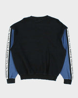 Vintage 1990s Pagelo Embroidered Colourblock Crewneck Sweatshirt - L