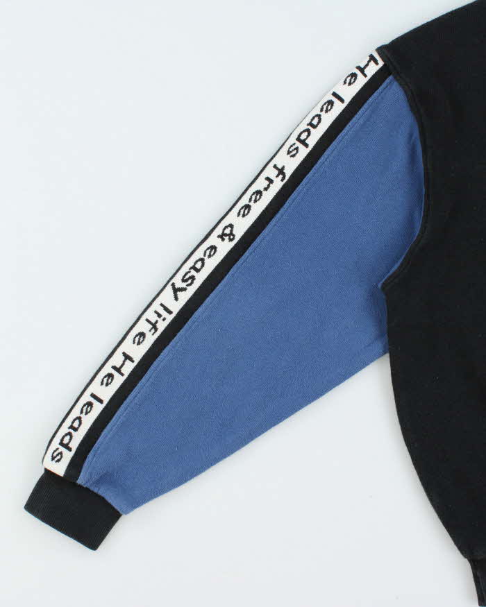 Vintage 1990s Pagelo Embroidered Colourblock Crewneck Sweatshirt - L