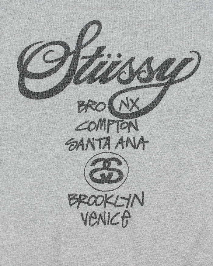 Vintage Stussy Big Cities Crewneck Sweatshirt - S