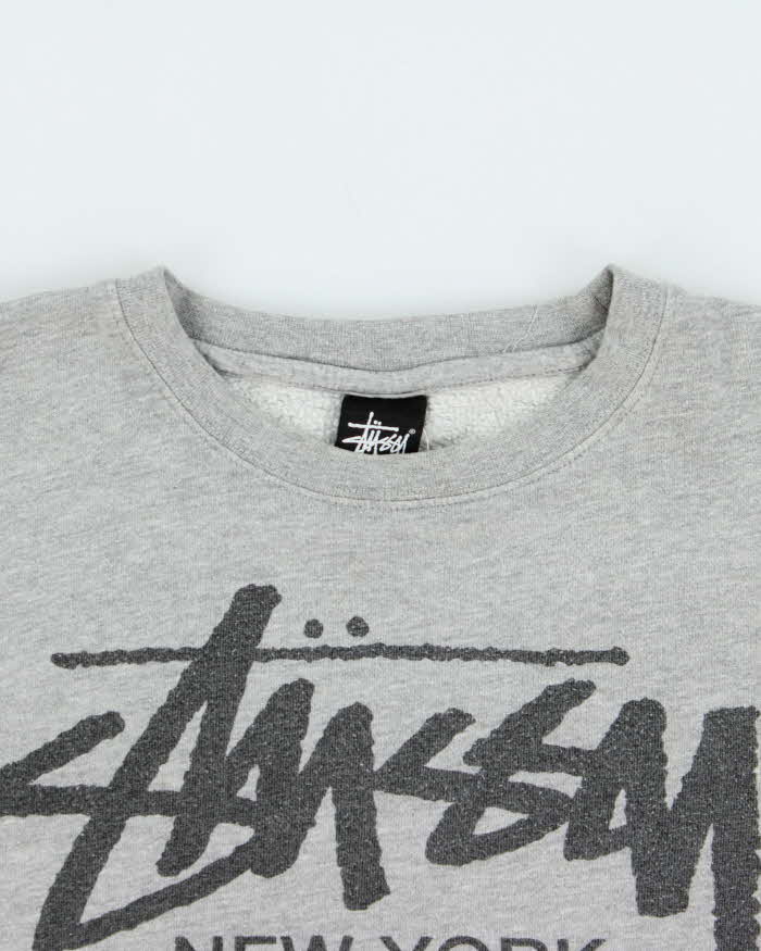 Vintage Stussy Big Cities Crewneck Sweatshirt - S