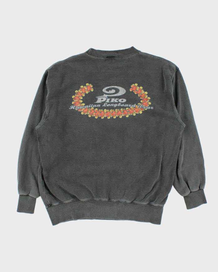 Vintage 1990s Piko Hawaiian Longboard Wear Crewneck Sweatshirt - M