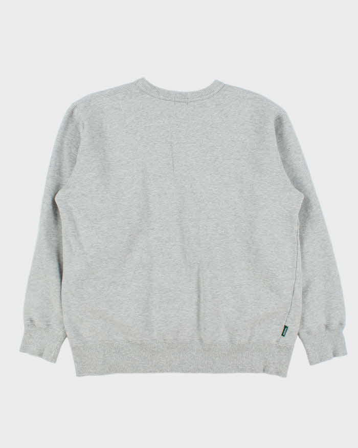 Vintage 1990s Paul Smith Jeans Heavyweight Marl Grey Crewneck Sweatshirt - L