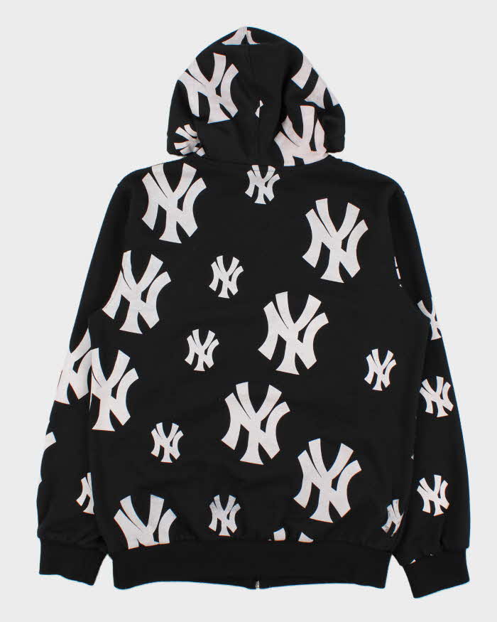 Vintage Y2K 00s L.A Collection New York Yankees Heavyweight Full-Zip Hoodie - L