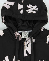 Vintage Y2K 00s L.A Collection New York Yankees Heavyweight Full-Zip Hoodie - L