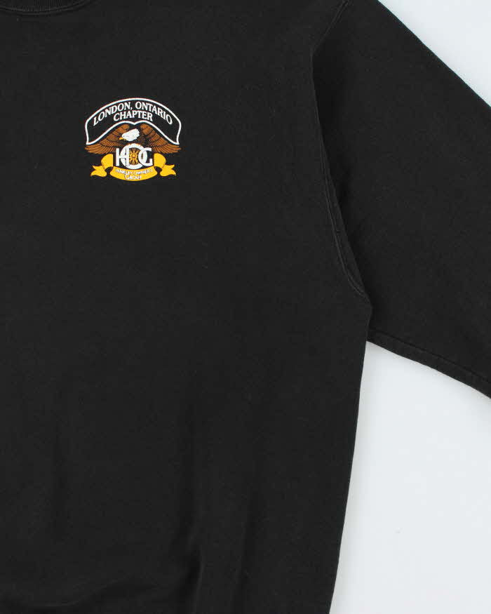 Vintage 1990s HOG Harley Owners Club Kingston Chapter Crewneck Sweatshirt - L