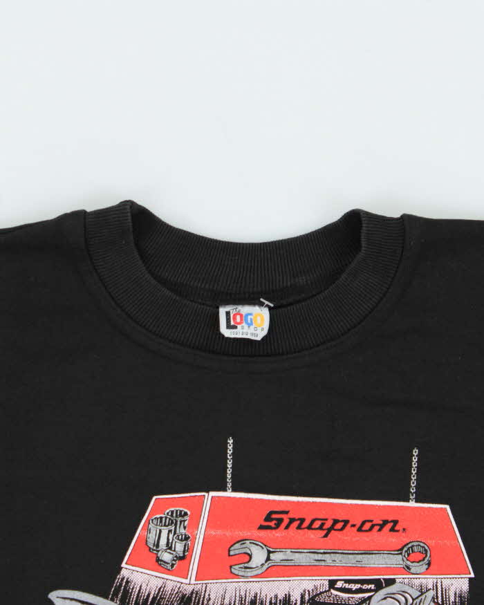 Vintage 1990s Snap-On Tool Sharks Crewneck Sweatshirt - L