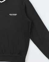 Vintage 1990s Polo Sport Ralph Lauren V-Neck Sweatshirt - M