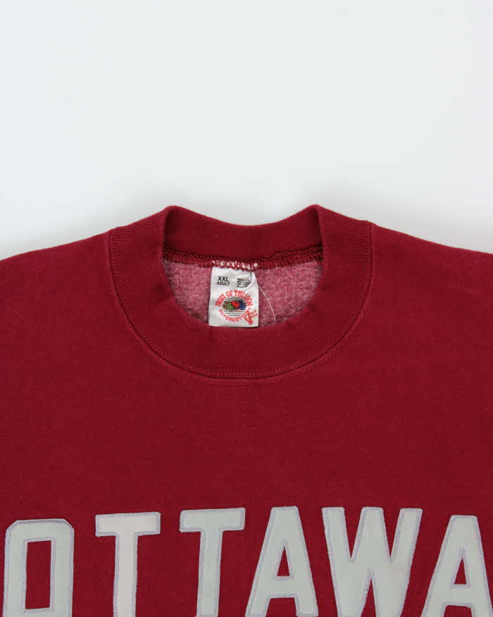 Vintage 1990s FOTL Ottawa Heavyweight Crewneck Sweatshirt - XXL