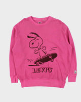 Levi's x Peanuts Snoopy Skate Oversized Crewneck Sweatshirt - S