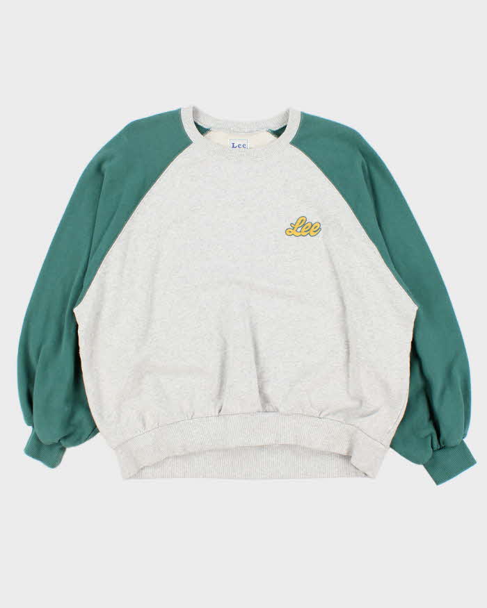 Vintage Lee Two-Tone Boxy Crewneck Sweatshirt - M