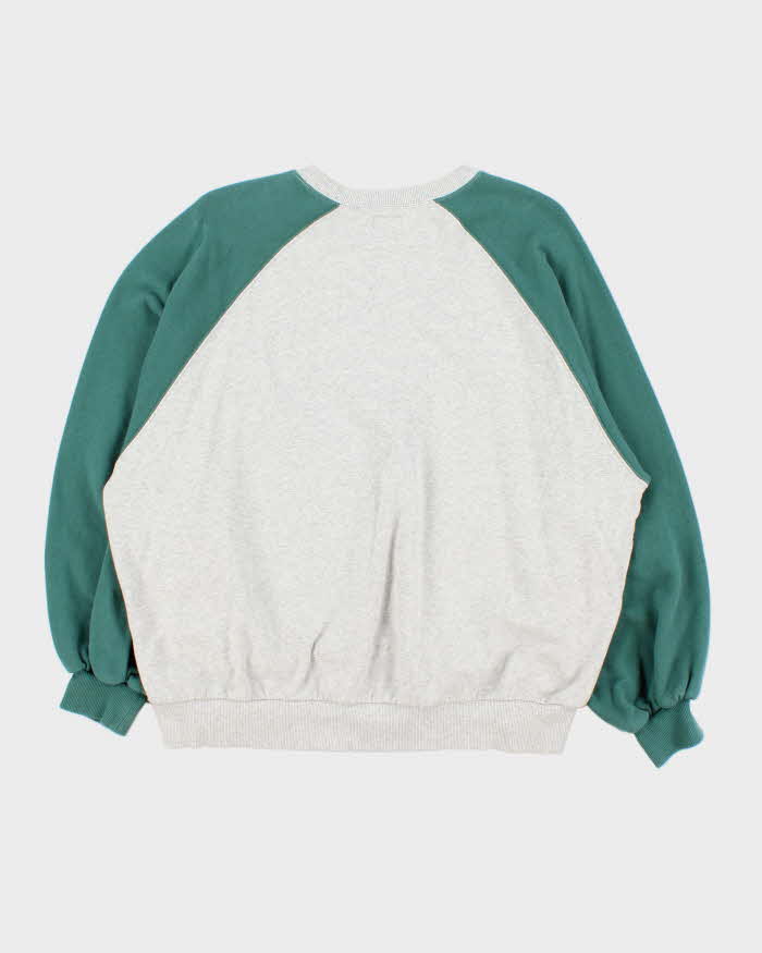 Vintage Lee Two-Tone Boxy Crewneck Sweatshirt - M