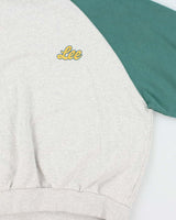 Vintage Lee Two-Tone Boxy Crewneck Sweatshirt - M