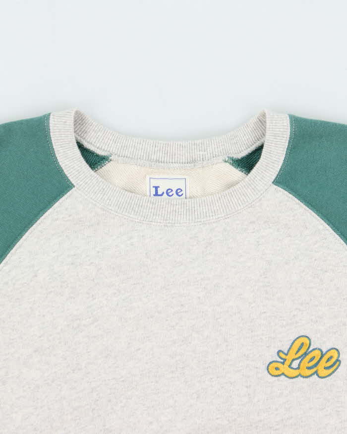 Vintage Lee Two-Tone Boxy Crewneck Sweatshirt - M