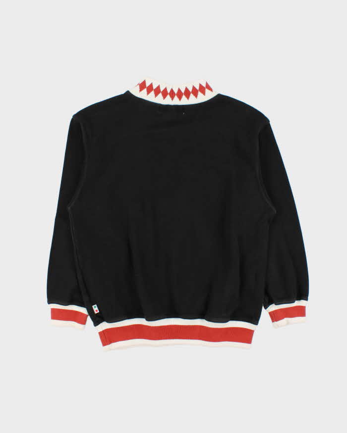 Vintage 1990s Gian Marco Venturi Sport High-Neck Sweatshirt - M
