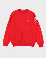 Vintage 1980s Adidas Originals 3 Stripe Crewneck Sweatshirt - L