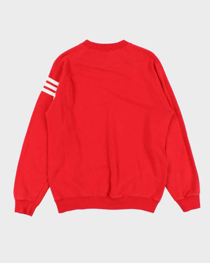 Vintage 1980s Adidas Originals 3 Stripe Crewneck Sweatshirt - L